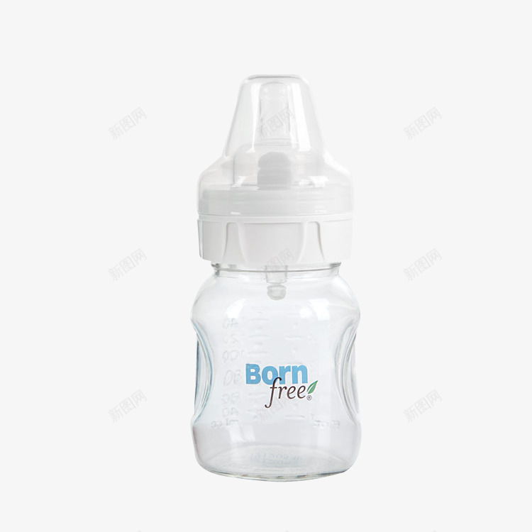 BornFree婴儿奶瓶png免抠素材_88icon https://88icon.com Born Free160ML奶瓶 产品实物 宽口玻璃奶瓶