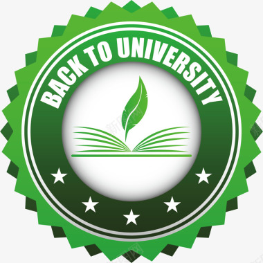 绿色礼服绿色的商学院logo矢量图图标图标