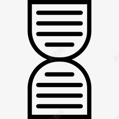 沙漏和卡通人物沙漏图标图标