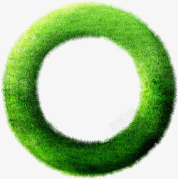 绿草圆环创意素材