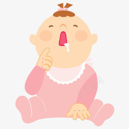 婴儿呕吐物婴儿babygirlicons图标图标