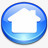 home按钮蓝色按钮回家房子很明显图标图标