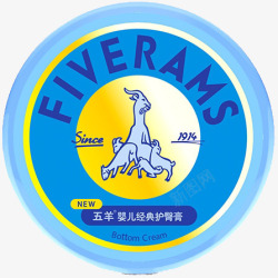 护臀膏FIVERAMS婴儿经典护臀膏高清图片