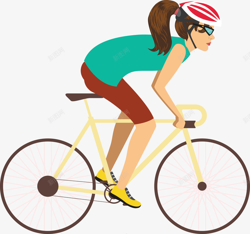 骑自行车的女孩png免抠素材_88icon https://88icon.com 单车 卡通人 卡通骑车的人 女孩 矢量骑车的人 自行车 骑自行车 骑车 骑车人
