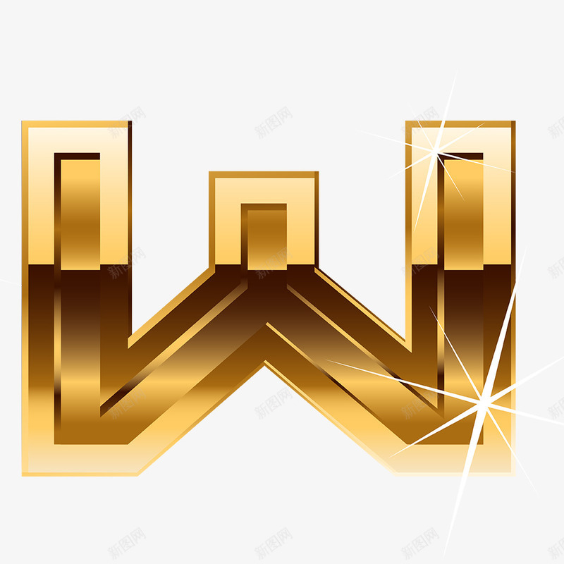 金色光芒英文字母Wpng免抠素材_88icon https://88icon.com 光芒 创意 字母 手绘W 英文 英语 金色的 闪亮