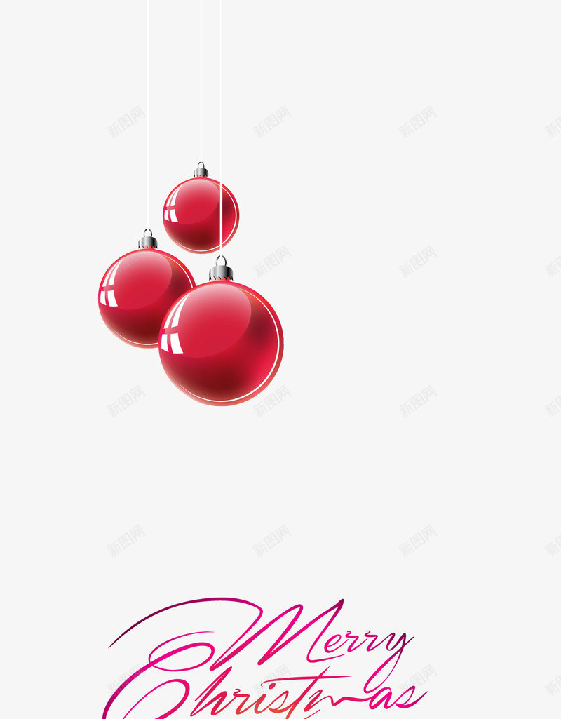 红色吊球圣诞贺卡png免抠素材_88icon https://88icon.com 水晶吊球 水晶吊球免费png下载 水晶质感 红色吊球圣诞贺卡