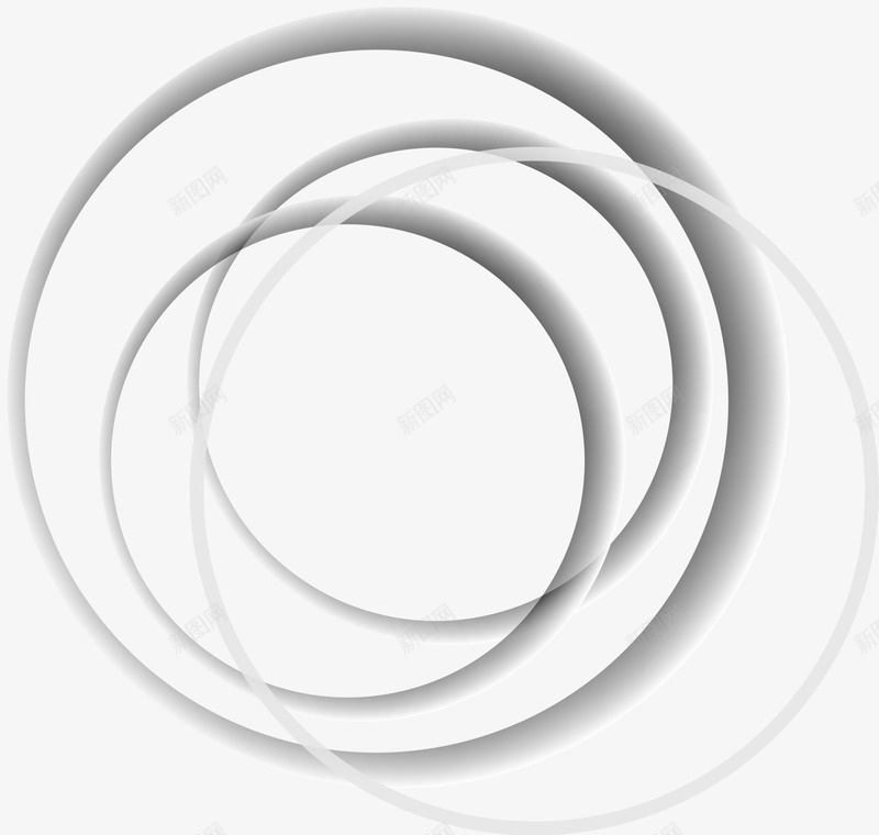 灰色清新圆圈png免抠素材_88icon https://88icon.com 光圈 光辉 梦幻圆环 灰色清新 简约圆环 线条圆环