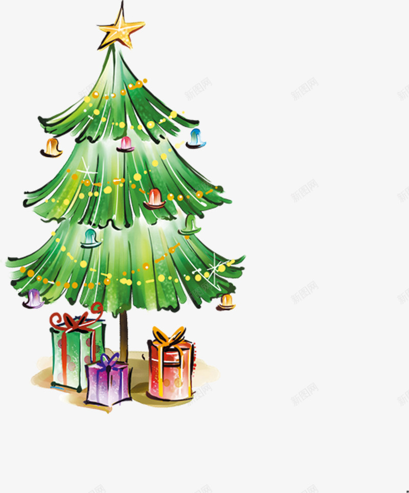 扁平风格质感创意合成圣诞树png免抠素材_88icon https://88icon.com 创意 合成 圣诞树 扁平 质感 风格