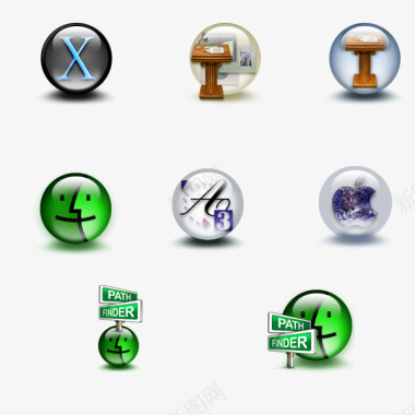 圆形火焰图标趣味圆形图标图标