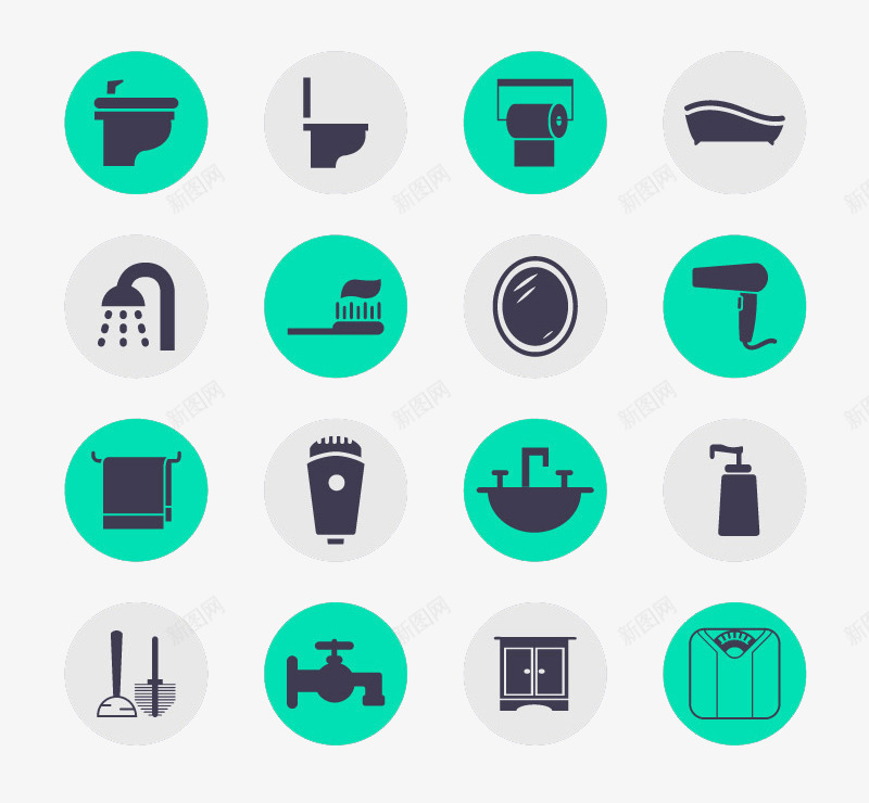 圆形图形神经png免抠素材_88icon https://88icon.com 元素 剪影 圆形 生活 用品 简易