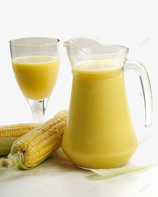 鲜榨玉米汁png免抠素材_88icon https://88icon.com 产品实物 玉米 玉米汁