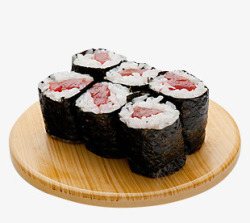 白米饭鳗鱼寿司韩国美味的鳗鱼寿司高清图片