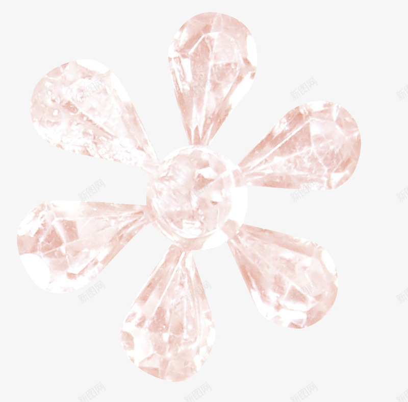 粉色水晶雪花png免抠素材_88icon https://88icon.com 水晶 水晶雪花 粉色水晶 粉色雪花 雪花