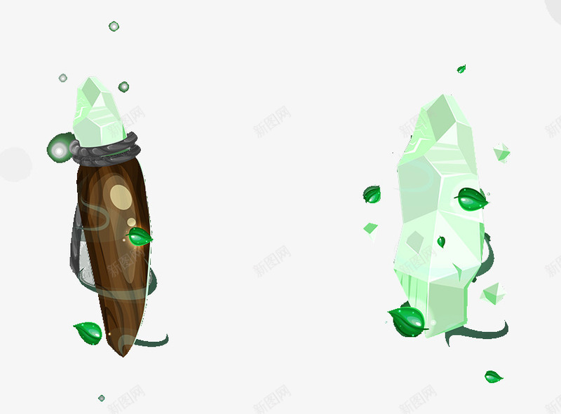 手绘卡通水晶石png免抠素材_88icon https://88icon.com 创意石 卡通水晶石 手绘游戏素材