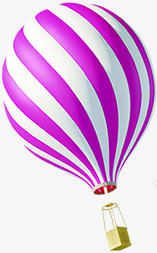 紫色白色交错条纹热气球png免抠素材_88icon https://88icon.com 交错 条纹 热气球 白色 紫色