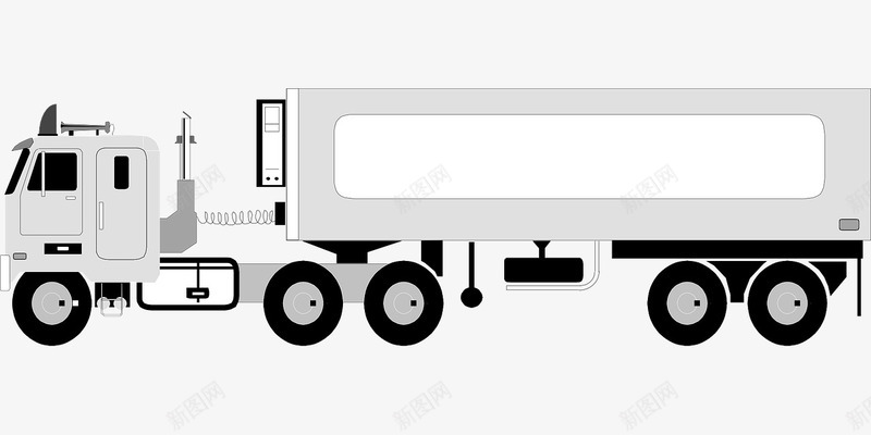 卡通运输车png免抠素材_88icon https://88icon.com 大货车 快递 火车 运输 集装箱