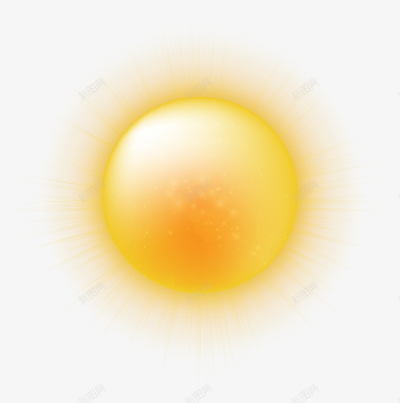 卡通夏日太阳矢量图ai免抠素材_88icon https://88icon.com 光芒 夏日 太阳 太阳素材 矢量图