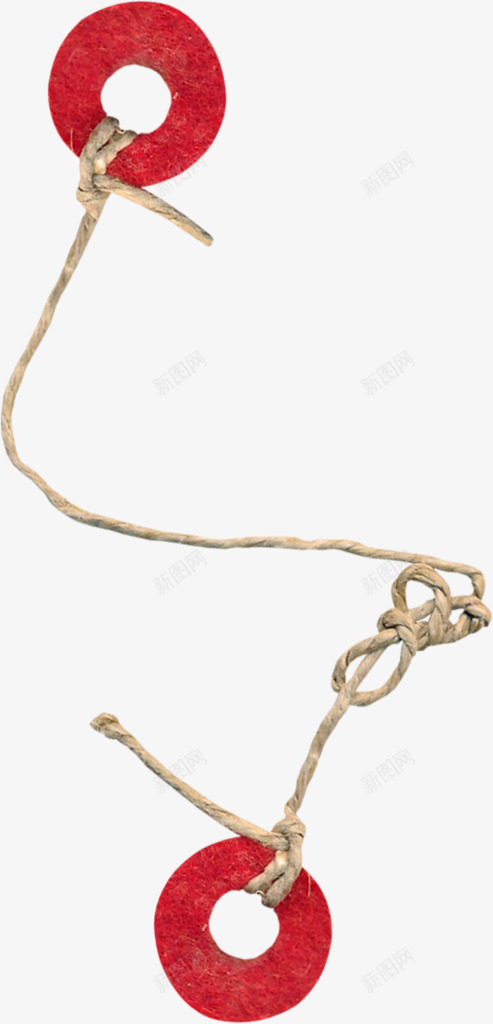细绳红色圆环png免抠素材_88icon https://88icon.com 图片 红色