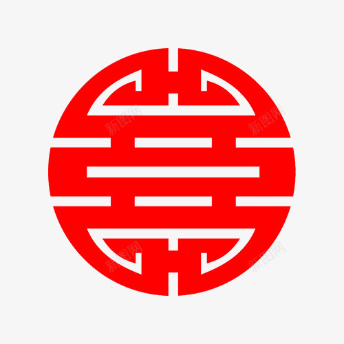 红色古风圆环装饰png免抠素材_88icon https://88icon.com 古风 红色 装饰