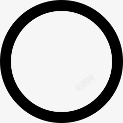 环围空圈图标高清图片