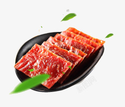 零食猪肉脯美味肉干高清图片