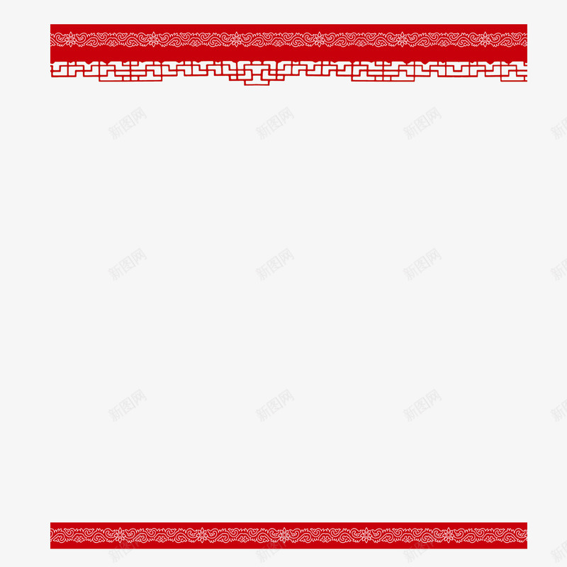红色中国风立体边缘边框png免抠素材_88icon https://88icon.com 中国风 立体 红色 边框 边缘 过年边框