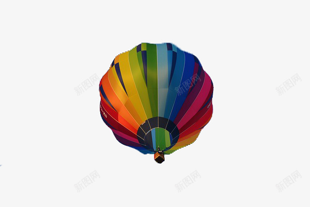 彩虹竖条纹热气球png免抠素材_88icon https://88icon.com 彩虹 热气球 空中运动 竖条纹