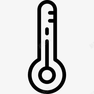 水银温度计图标图标