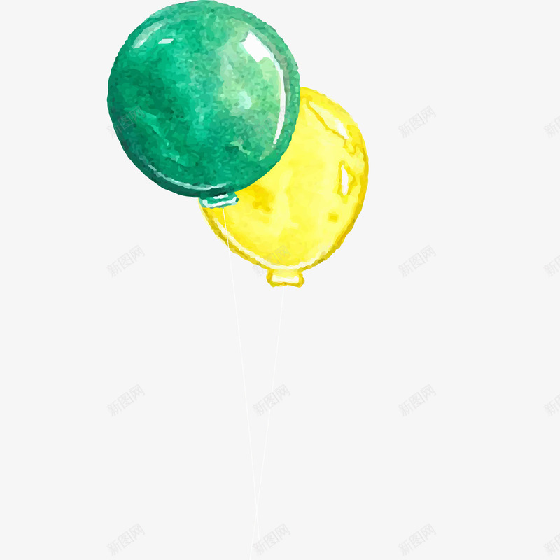 彩绘派对装饰气球矢量图ai免抠素材_88icon https://88icon.com 彩绘 彩色 手绘 气球 派对 生日派对 装饰物 矢量图