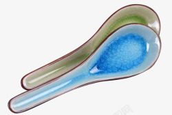 景德镇水晶釉创意陶瓷小汤勺素材
