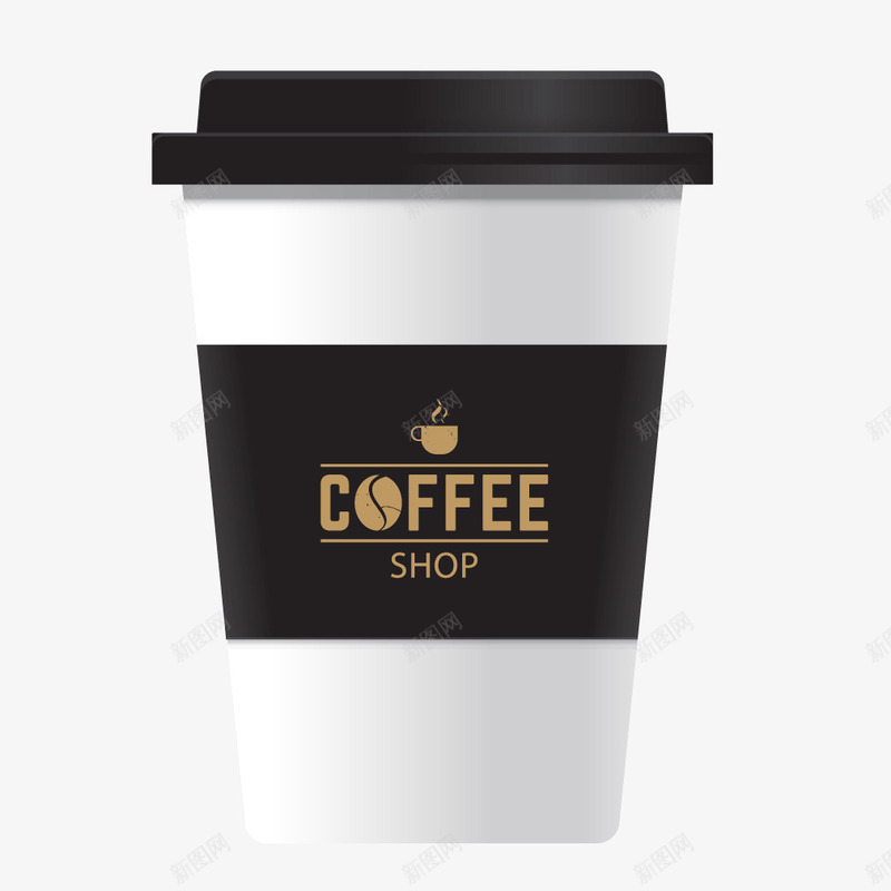 咖啡杯子白色质感矢量图ai免抠素材_88icon https://88icon.com 咖啡 咖啡杯子 杯子 白色 质感 矢量图