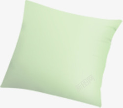 创意绿色枕头摄影素材