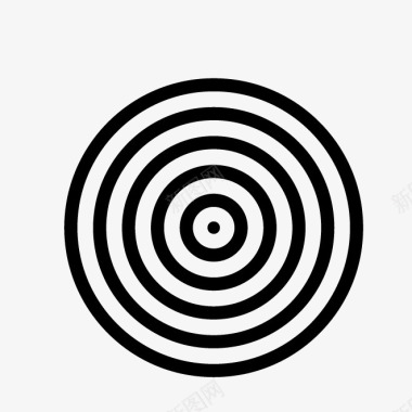 线条圆环图标图标