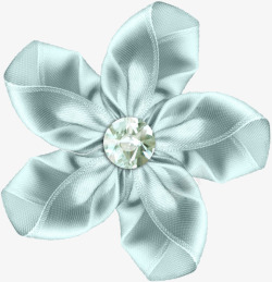 钻石水晶花朵装饰素材