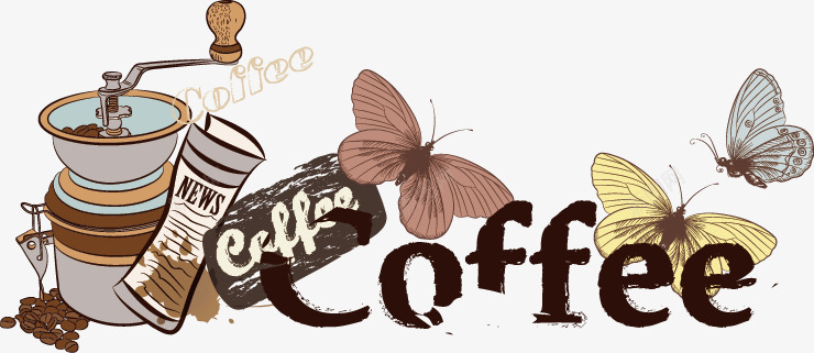 咖啡bannerpng免抠素材_88icon https://88icon.com coffee 咖啡 咖啡banner 咖啡卡通打磨机 咖啡食品 咖啡饮料 淘宝广告banner 蝴蝶 设计