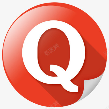 金色光泽互联网标志媒体现代Quora社图标图标