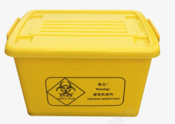黄色医疗废物回收箱素材