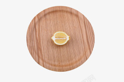 木头纹理柠檬素材