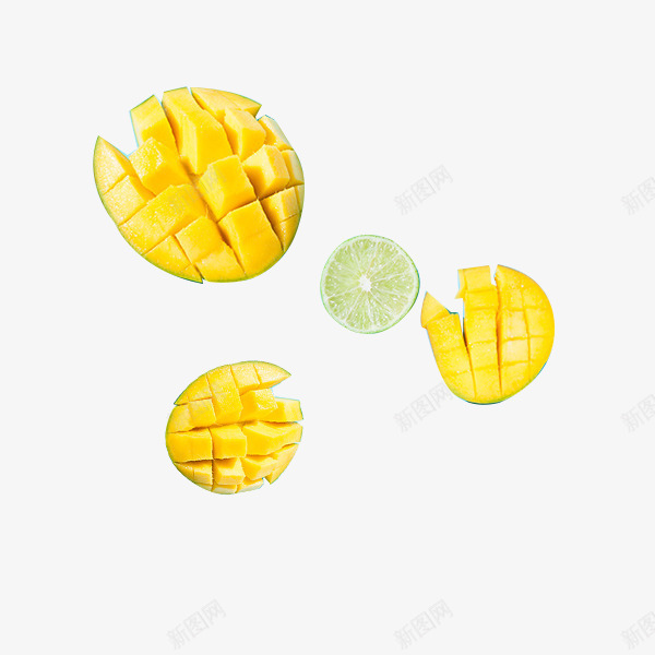 黄色青柠檬水果png免抠素材_88icon https://88icon.com 产品实物 甜品 黄色