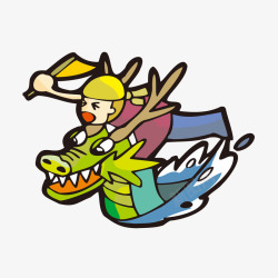 赛龙舟素材