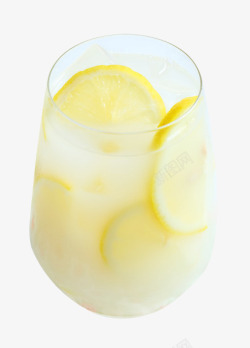 柠檬优益饮品素材