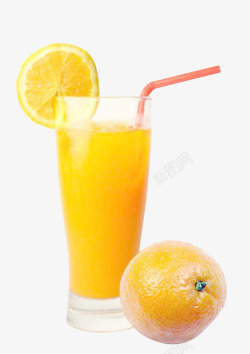 橙汁饮料素材