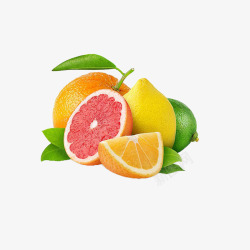 橙子柠檬红橙水果美食美味素材