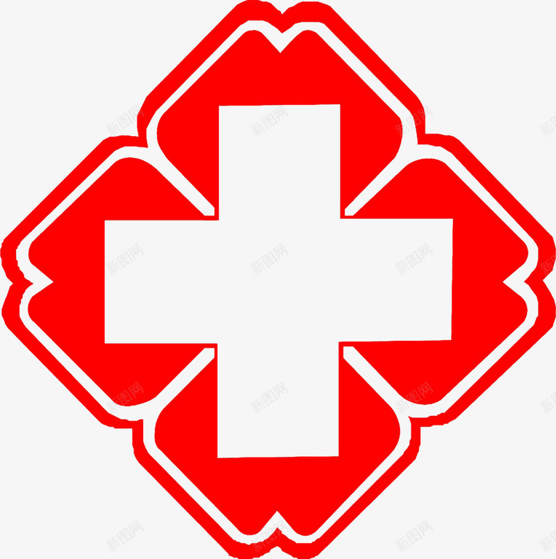 红色十字医院标签png免抠素材_88icon https://88icon.com 医院 十字 标签 红色