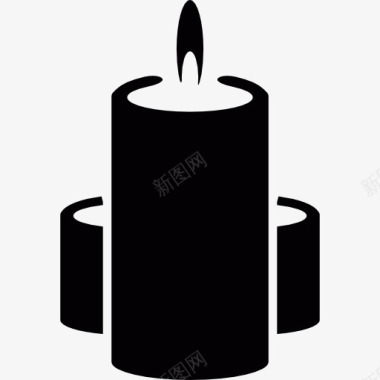 蜡烛蜡烛的光图标图标