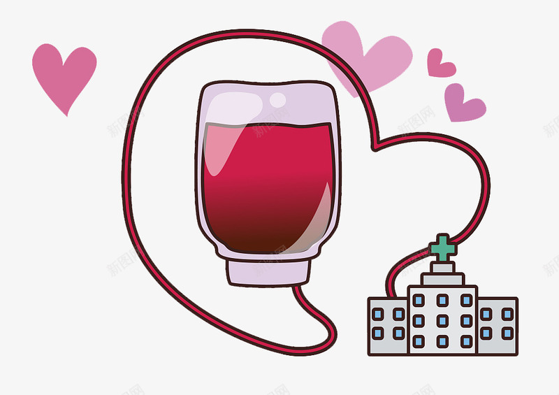 卡通慈善爱心无偿献血png免抠素材_88icon https://88icon.com 医疗 医疗健康 医院献血 卡通 慈善 无偿献血 爱心 献血