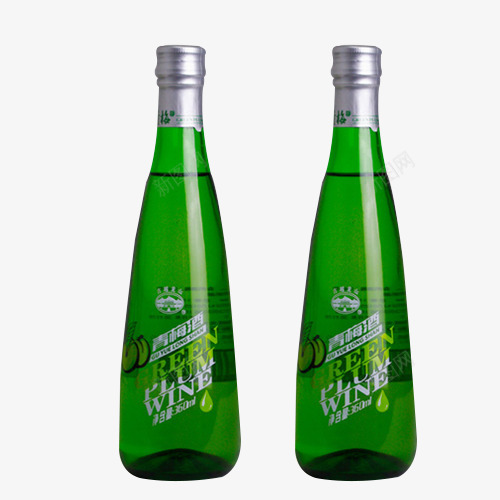 绿色瓶装两瓶青梅汁png免抠素材_88icon https://88icon.com 两瓶 开胃 玻璃瓶汽水 甜点 绿色瓶装 酸甜可口 青梅汁 饮料
