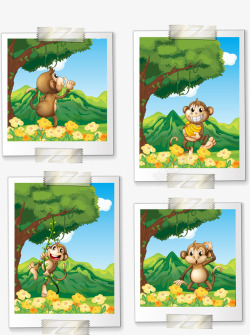 照片墙矢量图素材