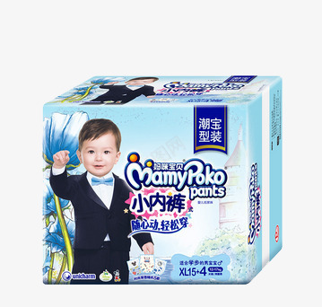产品实物婴儿纸尿裤png免抠素材_88icon https://88icon.com 婴儿用品 成长裤 纸尿裤
