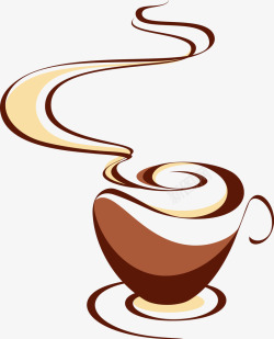 手绘饮料咖啡图矢量图素材